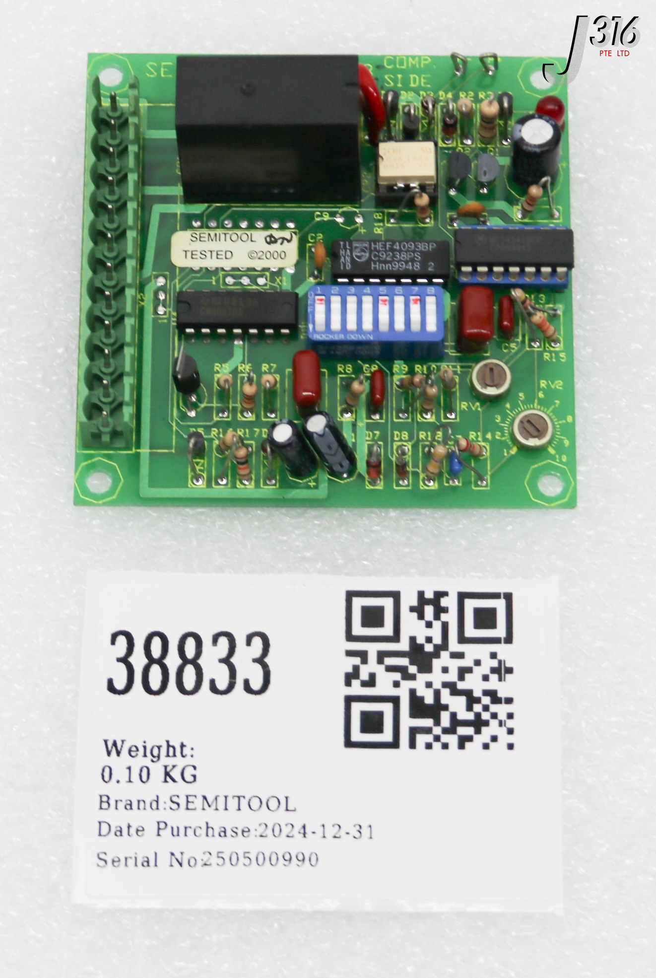 38833 SEMITOOL PCB ASSY, 16723B 16723B-01 | eBay